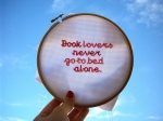 Book lovers never go to bed alone
