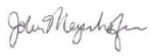 John Meyerhofer Signature